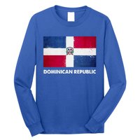 Dominican Dominican Republic Flag Gift Long Sleeve Shirt