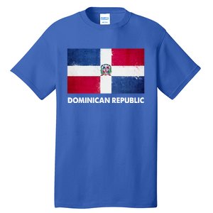 Dominican Dominican Republic Flag Gift Tall T-Shirt