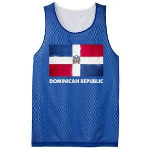 Dominican Dominican Republic Flag Gift Mesh Reversible Basketball Jersey Tank