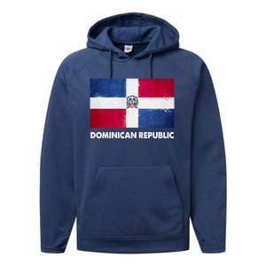 Dominican Dominican Republic Flag Gift Performance Fleece Hoodie