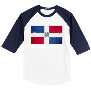 Dominican Dominican Republic Flag Gift Baseball Sleeve Shirt