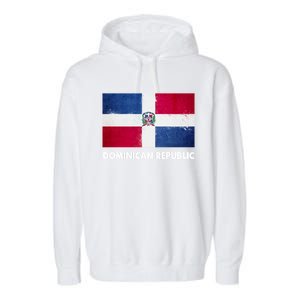 Dominican Dominican Republic Flag Gift Garment-Dyed Fleece Hoodie