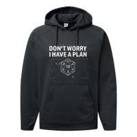 D.20 Dice Roll 1 Funny Dungeon Gamer Critical Fail Dragon  Performance Fleece Hoodie