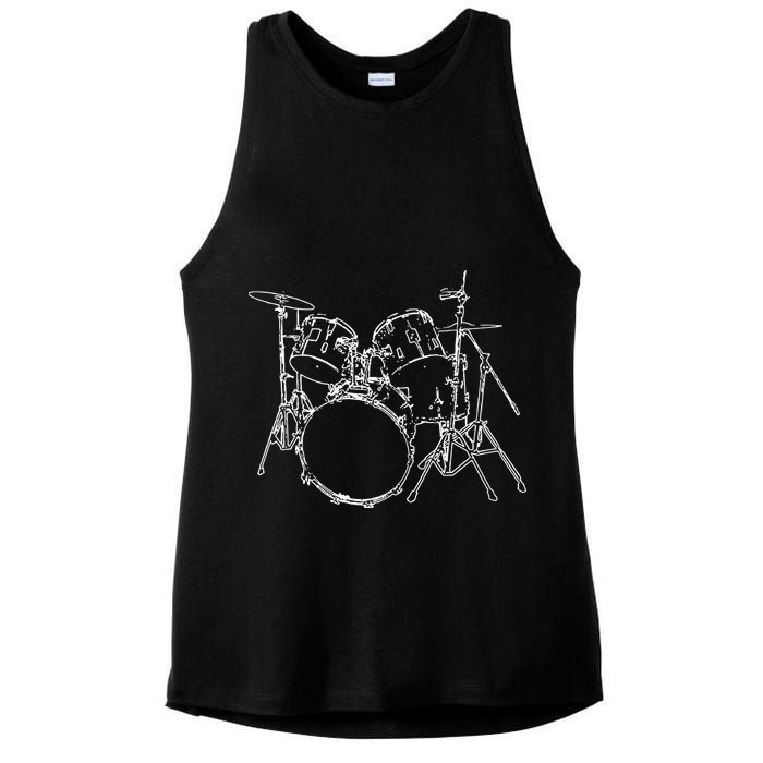 Drums Ladies PosiCharge Tri-Blend Wicking Tank