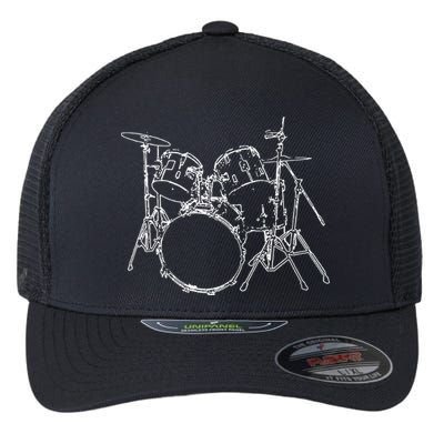 Drums Flexfit Unipanel Trucker Cap