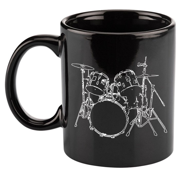 Drums 11oz C Handle Ceramic Mug