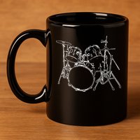 Drums 11oz C Handle Ceramic Mug