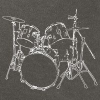 Drums Cotton Canvas Backpack