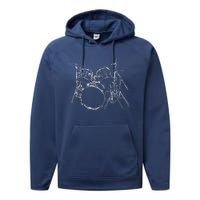 Drums Performance Fleece Hoodie