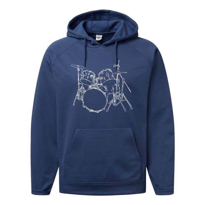 Drums Performance Fleece Hoodie