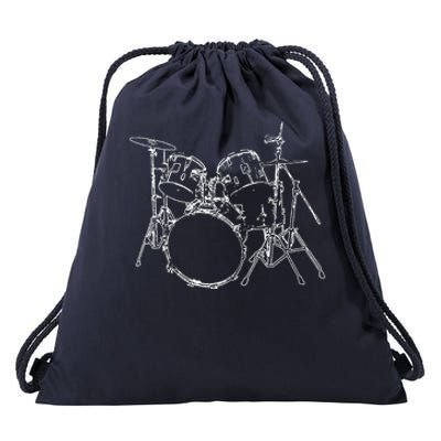 Drums Drawstring Bag