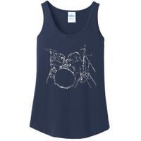 Drums Ladies Essential Tank