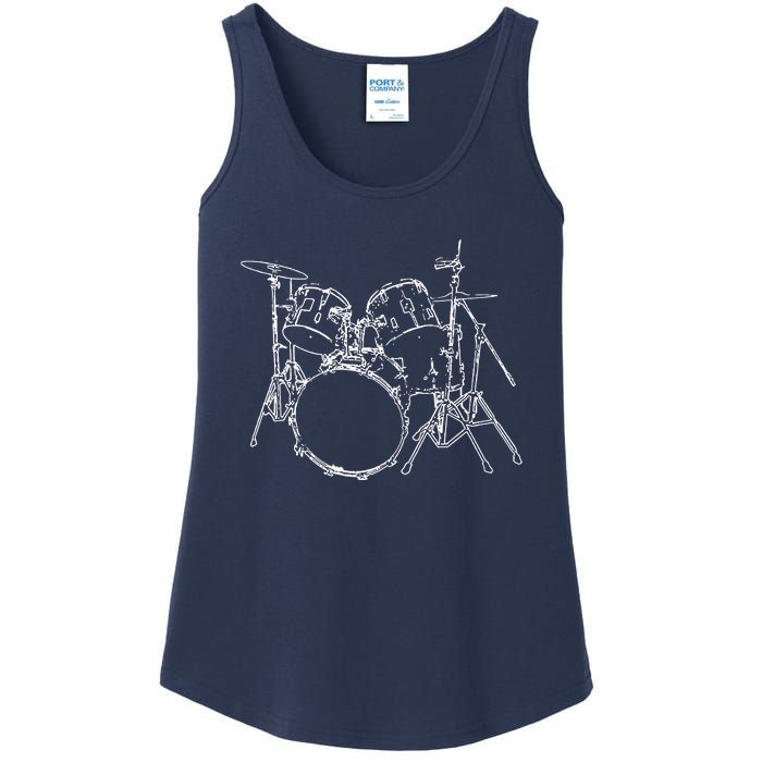 Drums Ladies Essential Tank