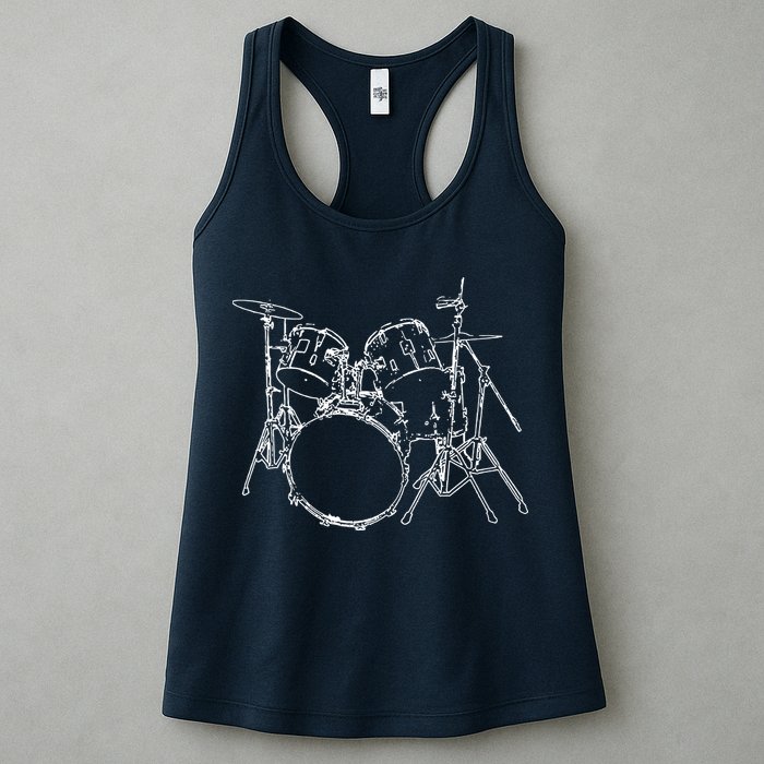 Drums Womens Tank Top
