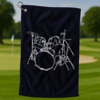 Drums Golf Towel