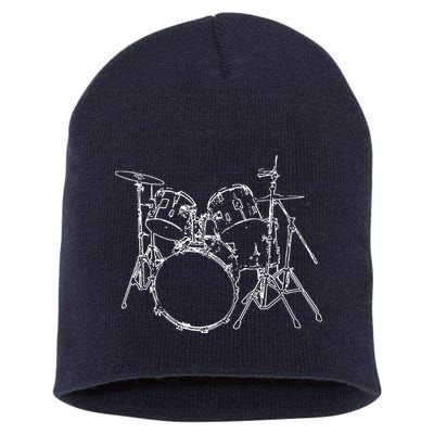 Drums Short Acrylic Beanie