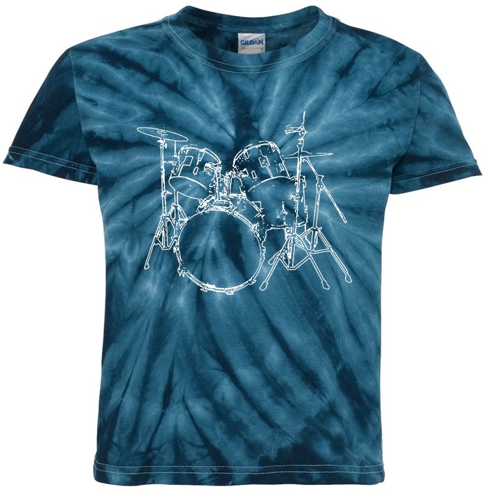 Drums Kids Tie-Dye T-Shirt