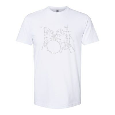 Drums Softstyle CVC T-Shirt