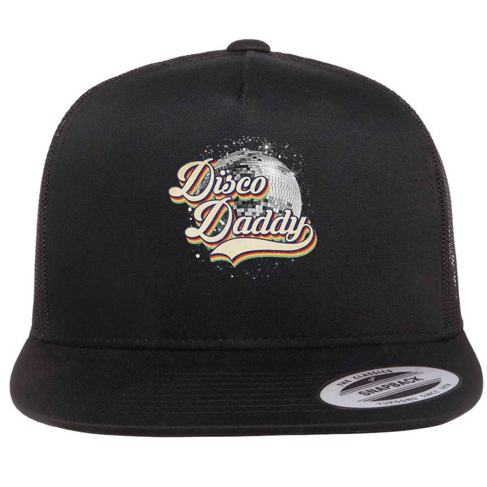 Disco Daddy Retro Matching 60's 70's Party Costume Dad Flat Bill Trucker Hat