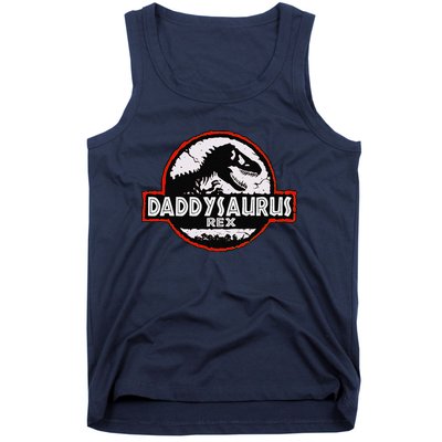 Dinosaur Daddysaurus Rex Father Day For Dad Funny Gifts Idea Tank Top