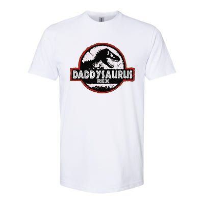 Dinosaur Daddysaurus Rex Father Day For Dad Funny Gifts Idea Softstyle CVC T-Shirt