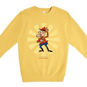 Dudley Do Right Retro Japanese Premium Crewneck Sweatshirt