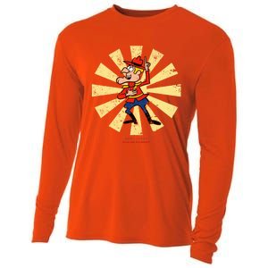 Dudley Do Right Retro Japanese Cooling Performance Long Sleeve Crew