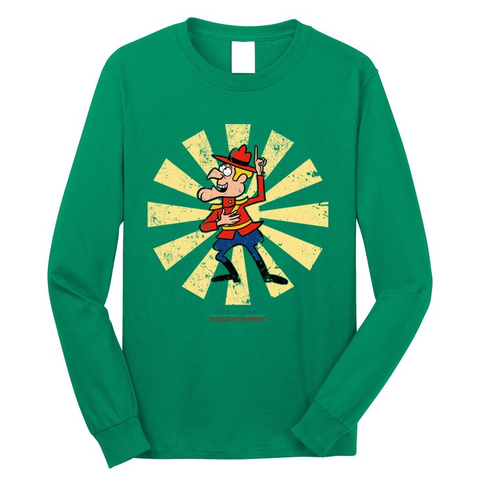 Dudley Do Right Retro Japanese Long Sleeve Shirt