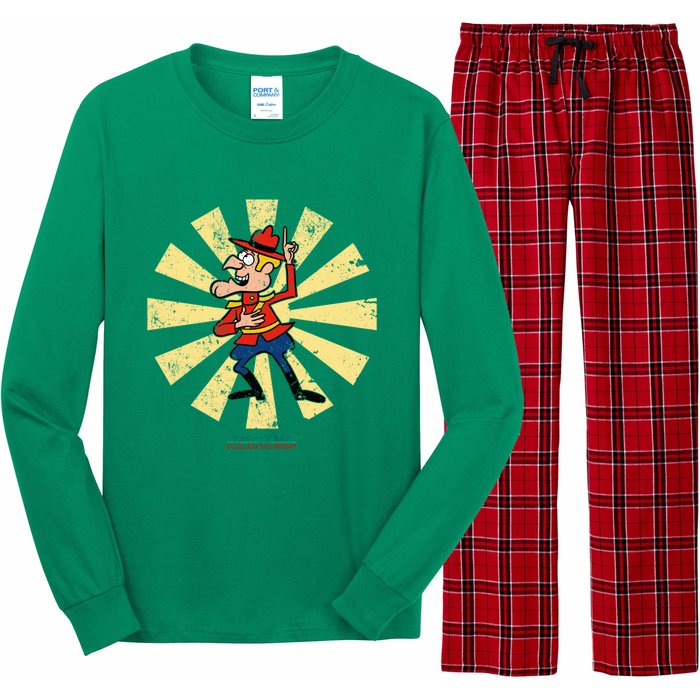 Dudley Do Right Retro Japanese Long Sleeve Pajama Set