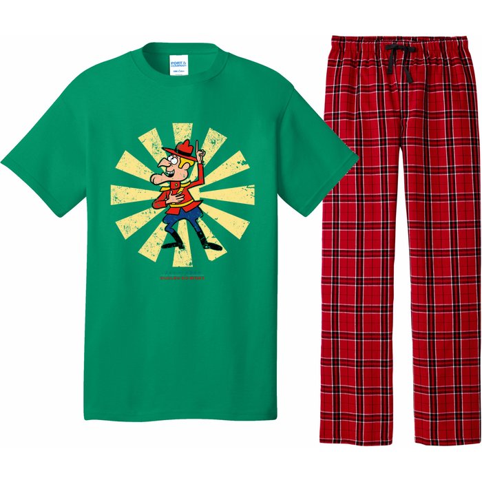 Dudley Do Right Retro Japanese Pajama Set