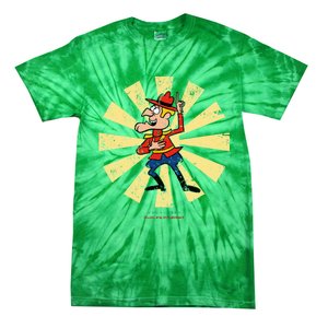 Dudley Do Right Retro Japanese Tie-Dye T-Shirt