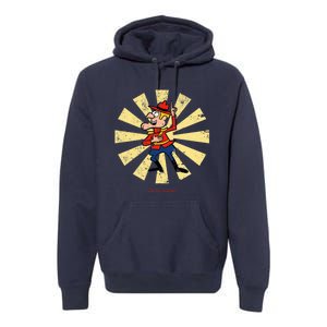 Dudley Do Right Retro Japanese Premium Hoodie