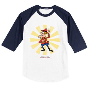 Dudley Do Right Retro Japanese Baseball Sleeve Shirt