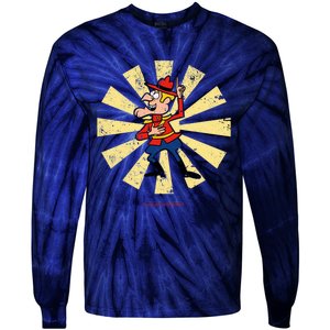 Dudley Do Right Retro Japanese Tie-Dye Long Sleeve Shirt