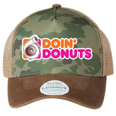 Doin Donuts Racing Fast Car Legacy Tie Dye Trucker Hat