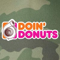 Doin Donuts Racing Fast Car Legacy Tie Dye Trucker Hat
