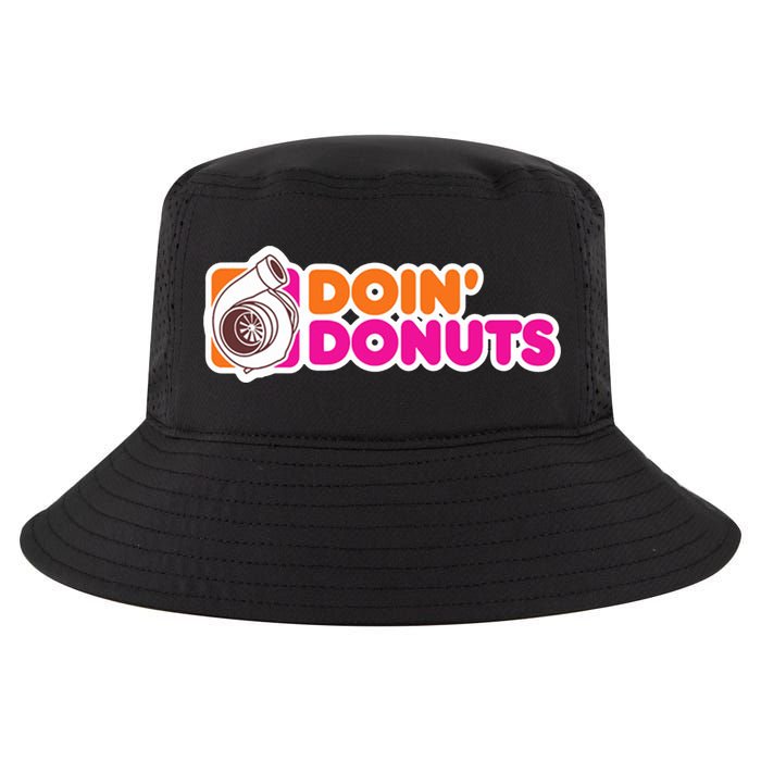 Doin Donuts Racing Fast Car Cool Comfort Performance Bucket Hat
