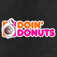 Doin Donuts Racing Fast Car 7 Panel Mesh Trucker Snapback Hat