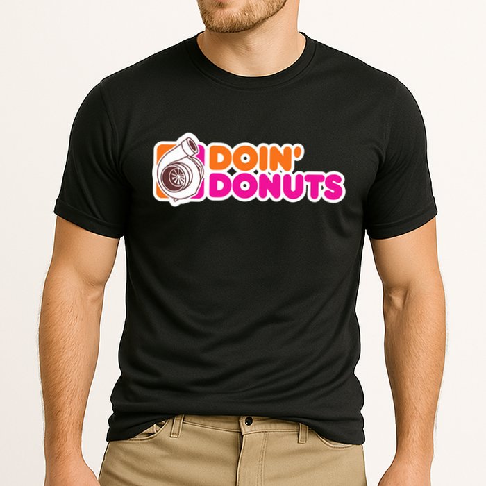 Doin Donuts Racing Fast Car Performance Shirt