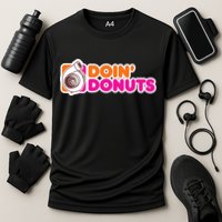 Doin Donuts Racing Fast Car Performance Shirt