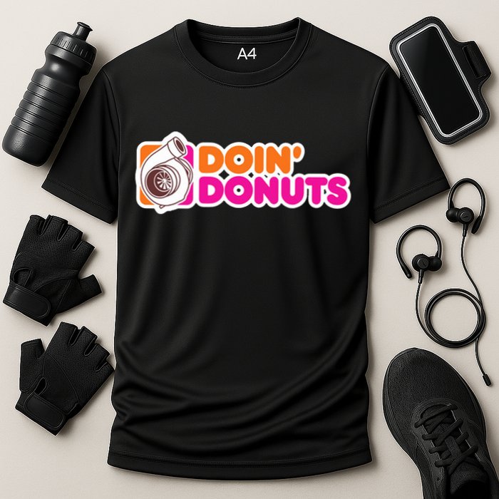 Doin Donuts Racing Fast Car Performance Shirt