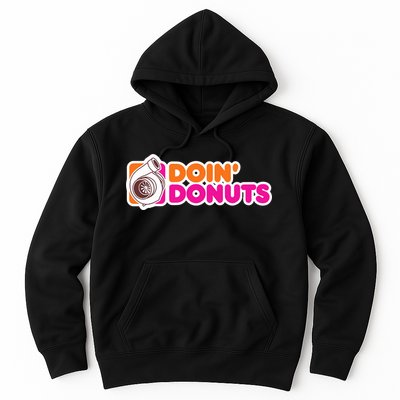 Doin Donuts Racing Fast Car Hoodie