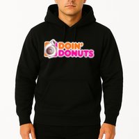 Doin Donuts Racing Fast Car Hoodie