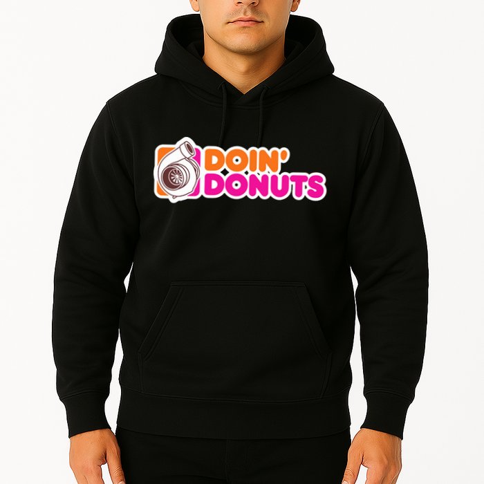 Doin Donuts Racing Fast Car Hoodie