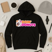 Doin Donuts Racing Fast Car Hoodie
