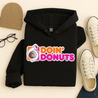 Doin Donuts Racing Fast Car Hoodie
