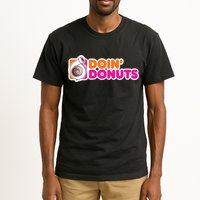 Doin Donuts Racing Fast Car Tall T-Shirt