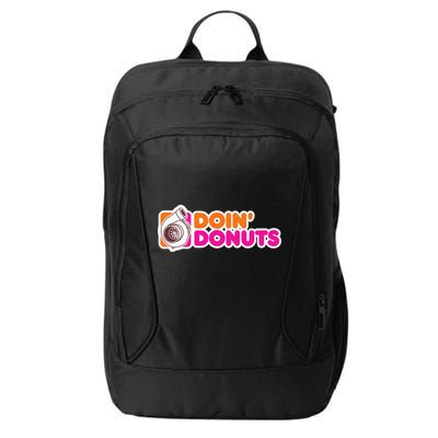 Doin Donuts Racing Fast Car City Backpack
