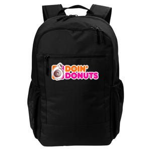 Doin Donuts Racing Fast Car Daily Commute Backpack