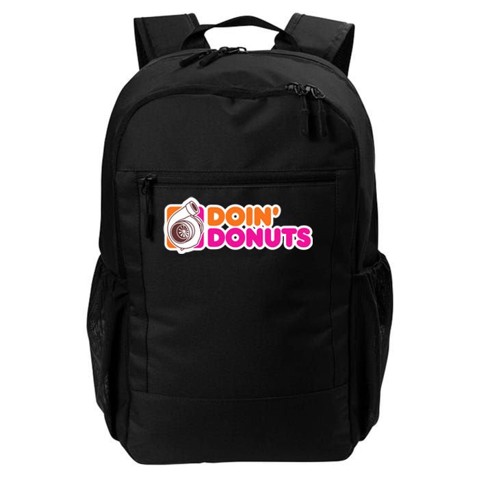 Doin Donuts Racing Fast Car Daily Commute Backpack